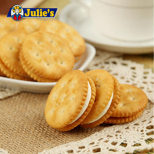 马来西亚进口 茱蒂丝(Julie's) 乳酪三明治饼干 礼盒 504g（新老包装随机发货） 商品图2
