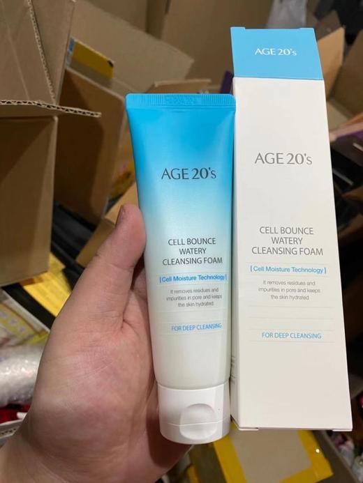 爱敬Age 20`s 水润赋活保湿 补水泡沫洁面乳洗面奶 80ml 韩国直邮JPY带授权招加盟代理 商品图0