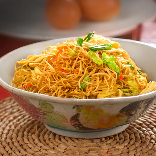 弘威 非油炸面条 方便速食面饼 整箱装港式健康面 功夫面1.2kg 商品图2