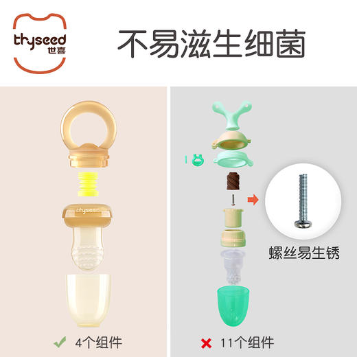 世喜 咬咬乐果蔬乐婴儿牙胶 商品图3