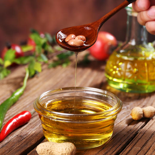 牟农 食用油 古法压榨 花生油6.18L（京东定制） 压榨一级 烟台恒邦出品 商品图1