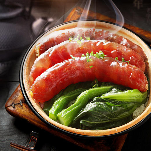 皇上皇 腊味肠广式香肠中华老字号食品 二八腊肠(8分瘦)454g 商品图3