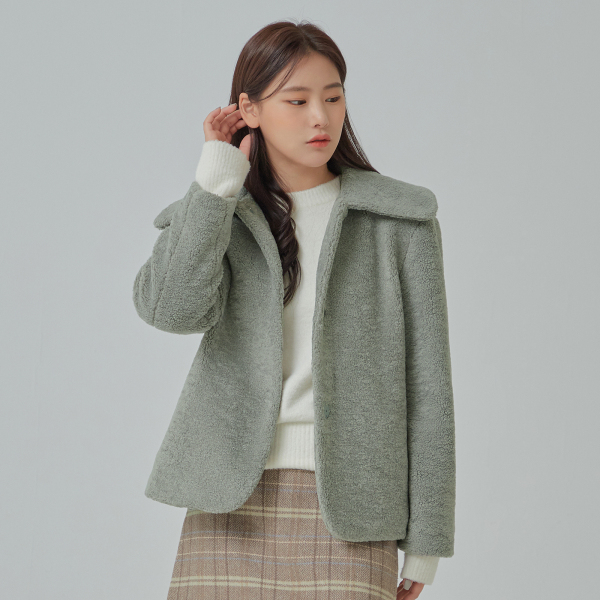 MIXXO韩国Dumble Stan毛绒立领短夹克流行秋冬外套JPY带授权招加盟代理