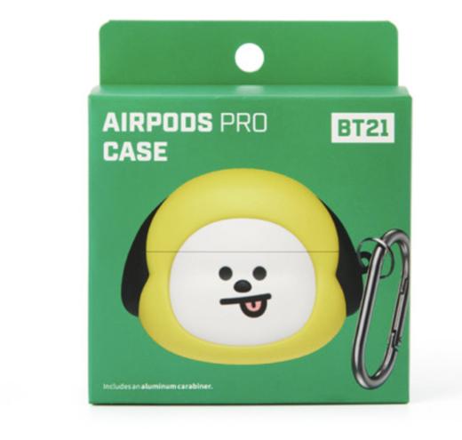 韩国 可爱 （Airpods Pro）Line Friends BT21 CHIMMY基本硅胶套JPY带授权招加盟代理 商品图2