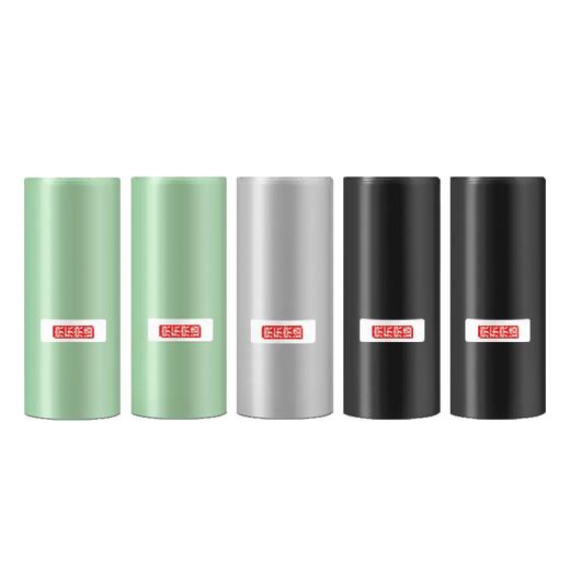 京东京造 中号45*60cm手提垃圾袋8um厚100只厨房客厅卫生间防刺破垃圾桶袋 商品图0