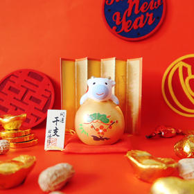 HUJI祤集摆件牛宝宝