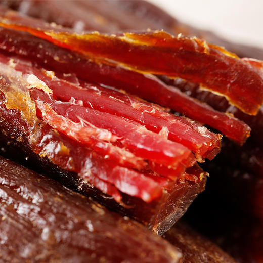 科尔沁 休闲肉脯零食 内蒙古特产 手撕风干牛肉干辣味400g 商品图5