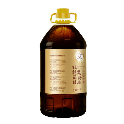 天府菜油 小榨工艺 四川浓香菜籽油 5L（五星）礼盒装 非转基因 食用油 川粮国企出品 商品图2