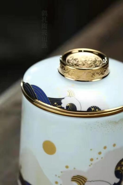 四海升平如鱼得水茶漏杯 商品图0