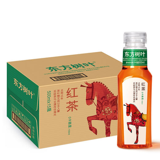 农夫山泉 东方树叶红茶500ml*15瓶 茶饮料 整箱装（新老保质期随机发货） 商品图0