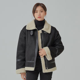 MIXXO韩国鹿皮绒野马羊羔毛拉链夹克外套JPY带授权招加盟代理