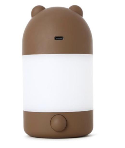 韩国 可爱Line Friends棕色迷你加湿器JPY带授权招加盟代理 商品图2