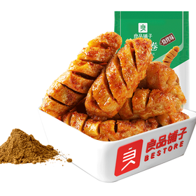 良品铺子 面筋卷烧烤味烤面筋网红辣条味小零食儿时怀旧小吃120g