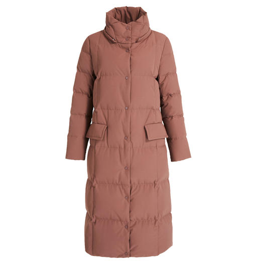 乔万尼冬季新品大气奢华时尚直筒设计加厚保暖长款羽绒服ES4T387 商品图4