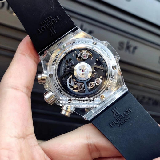 透明V2版少量到货HB 恒宝宇舶表年度 作品——宇舶BIG BANG系列411.JX.4802.RT“全透明腕表” 商品图4
