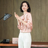 上海旗袍厂ASE-9001优雅V领百搭舒适真丝衬衫 商品缩略图0
