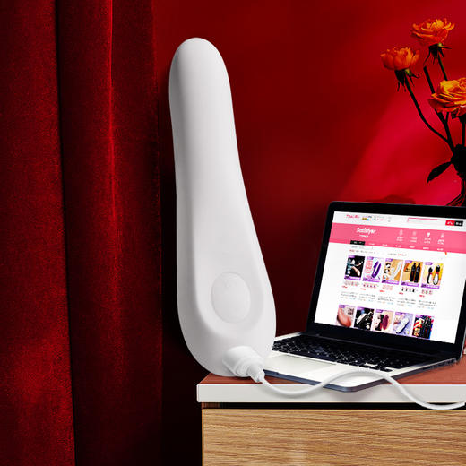 【女用器具】Satisfyer dual pleasure蜜恋振动吸阴器防水硅胶震动棒 商品图1