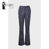 圣三利女装 时尚休闲色织格纹喇叭裤SL1936150 商品缩略图0