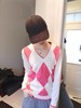 国内现货 Tommy Hilfiger专柜女士针织衫女士新款秋菱格纯色V领休闲针织衫毛衣 商品缩略图0