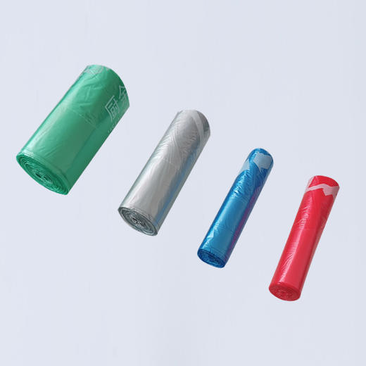 京东京造 分类垃圾袋通用版 背心式4色印字64只湿垃圾厨余垃圾不洒水大容量客厅卧室厨房卫生间 商品图3