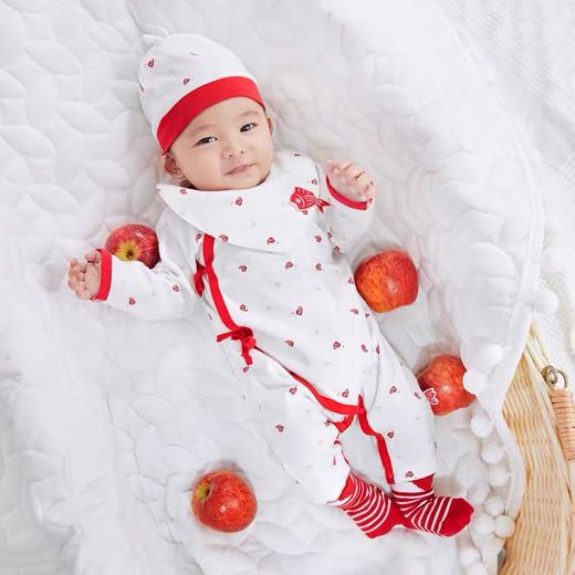英氏新生婴儿儿连体哈衣宝宝纯棉系带和蛤新年2件装YLHAJ01001A01 商品图1
