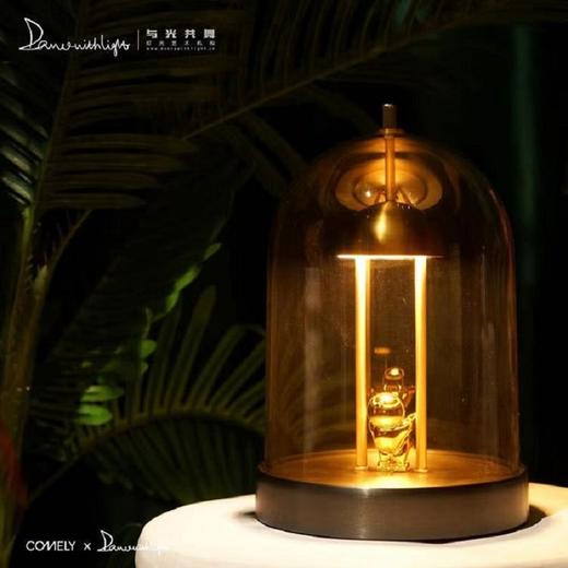 与光共舞 光头仔琥珀灯 商品图1