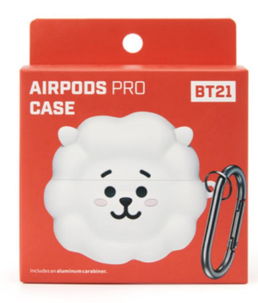韩国 可爱 （Airpods Pro）Line Friends BT21 RJ基本硅胶套JPY带授权招加盟代理 商品图2