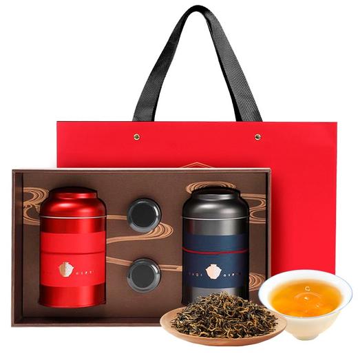 闽景印象 茶叶红茶 蜜香型特级金骏眉茶叶送礼礼盒装黄芽金俊眉武夷源产小种红茶新茶(印象壹号礼盒)270g 商品图0