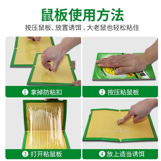 金大侠粘鼠板老鼠贴捕鼠器10张 商品图3