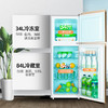 新飞（Frestec）118升 小型双门两门小冰箱家用宿舍 租房冰箱办公室 迷你节能 环保内胆（钛空银）BCD-118L2D 商品缩略图2