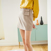 欧芮儿春新款高腰显瘦半身裙女洋气修身百搭短裙A字包臀裙 商品缩略图1