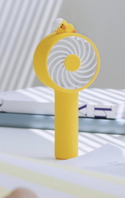 韩国 可爱Line Friends Sally Figure迷你便捷风扇JPY带授权招加盟代理 商品图0