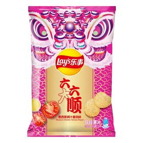 乐事Lay's薯片 休闲零食 膨化食品 墨西哥鸡汁番茄味 75克