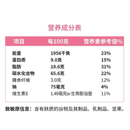 西麦 西澳阳光 水果燕麦片 营养代餐 麦片早餐 酸奶伴侣 干吃零食 即食燕麦片 酸奶块果粒燕麦脆350g 商品图3