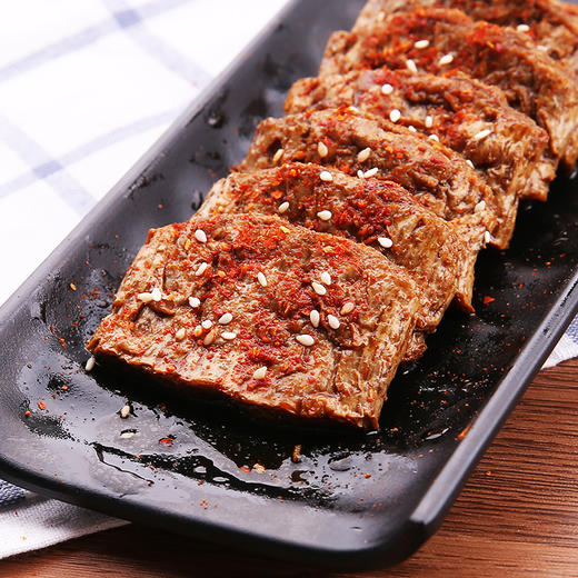 口水娃 零食大礼包 豆腐干蛋白素肉 素牛排混合口味500g 商品图2