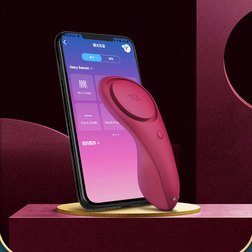 德国Satisfyer sexy secret性感的秘密女用穿戴跳蛋处女可用APP按摩紫薇器 商品图4