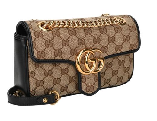 奥莱[GUCCI] GG Mamon帆布迷你链条单肩包446744 HVKEG 9772JPY带授权招加盟代理 商品图0