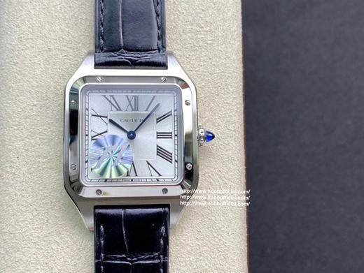 F1新款2020卡di亚 杜蒙山度士加大号薄款手表，长度46.6×宽度33.9mm，厚度8.5mm，男士腕表，意大利纯手工牛皮，机芯密底 商品图1