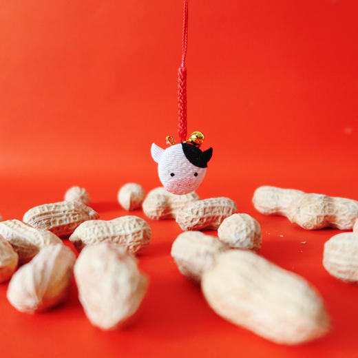 HUJI祤集挂件小小牛 商品图0