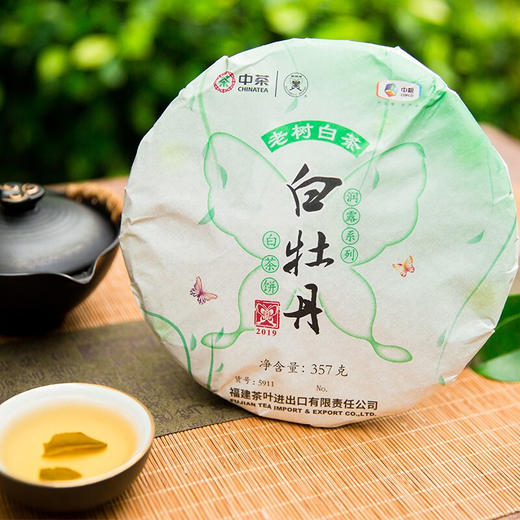 白茶 中茶 2019年白牡丹5911白茶饼 357g 商品图3