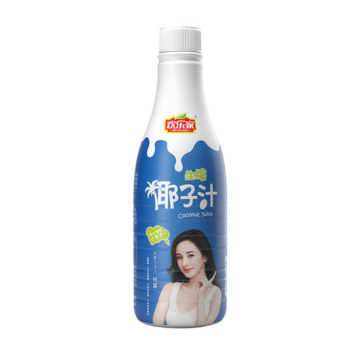 欢乐家 生榨椰子汁 果肉椰汁饮料 1L*6瓶 整箱装 商品图1