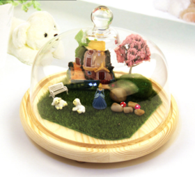 【家居摆件】创意礼品透明DIY微景观玻璃罩特色菜罩子家居摆件