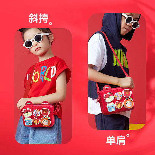 网红款儿童斜挎包女童时尚零钱小包卡通可爱单肩背包 商品图3