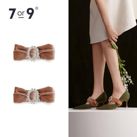 椭圆钻丝绒饰带