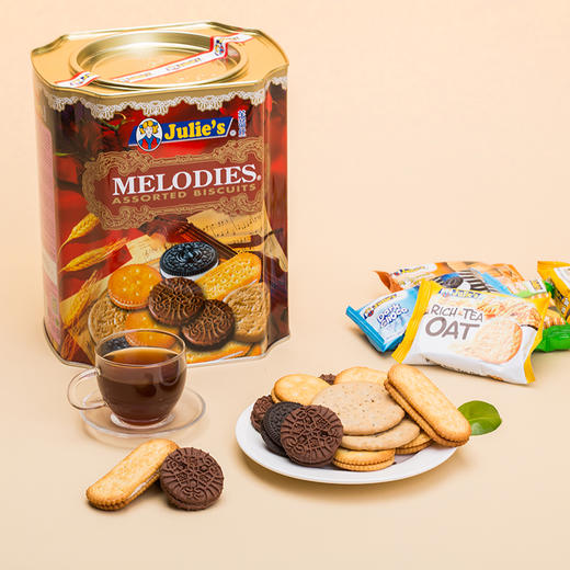 马来西亚进口 茱蒂丝（Julie's) 美旋律什锦饼干 礼盒 658.8g（新老包装随机发货） 商品图2