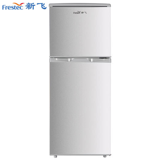 新飞（Frestec）118升 小型双门两门小冰箱家用宿舍 租房冰箱办公室 迷你节能 环保内胆（钛空银）BCD-118L2D 商品图8