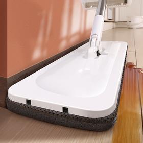 佳帮手 免手洗平板拖把 干湿两用吸水拖布家用木地板墩布托把懒人拖地神器 共4块布