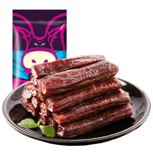 科尔沁 休闲肉脯零食 内蒙古特产 手撕风干牛肉干辣味400g 商品图0