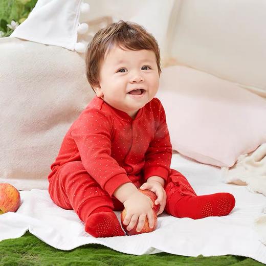 英氏新生婴儿儿连体哈衣宝宝纯棉系带和蛤新年2件装YLHAJ01001A01 商品图2
