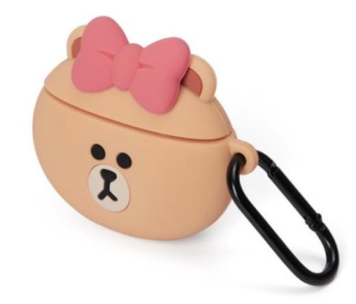 韩国 可爱 Line Friends Choco基本AirPods保护套JPY带授权招加盟代理 商品图2